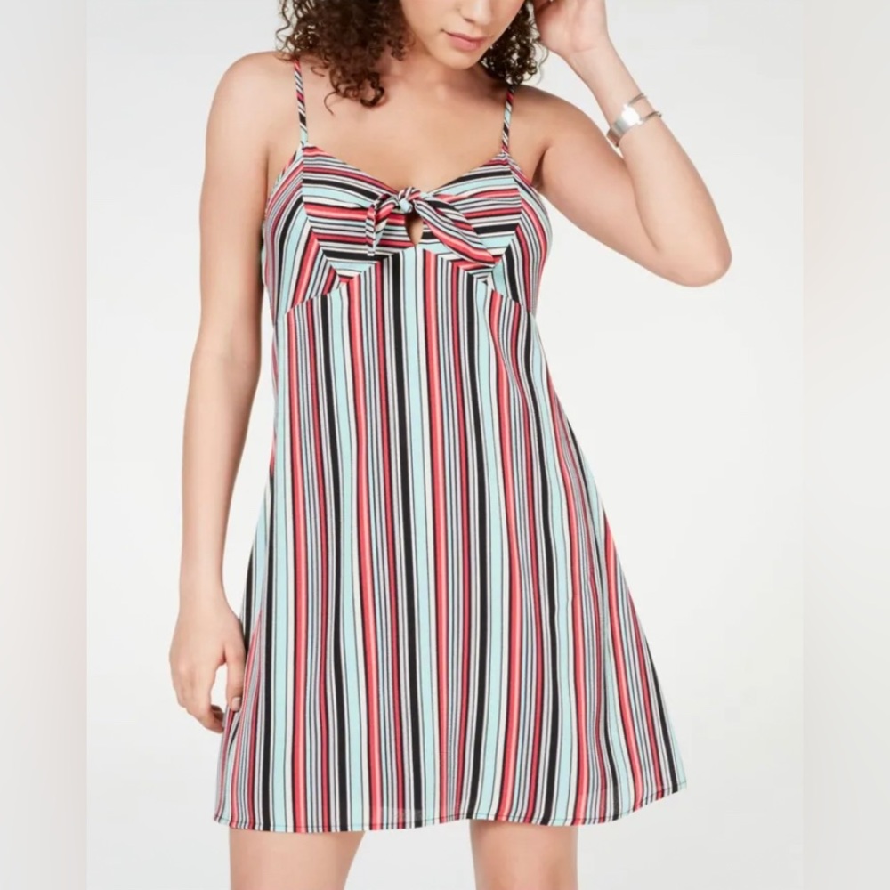 TRIXXI Women’s stripped spaghetti strap sweetheart neckline size XL